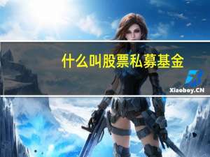 什么叫股票私募基金（什么叫股票私募）