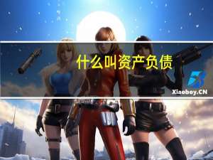 什么叫资产负债