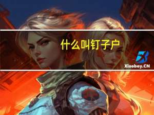 什么叫钉子户