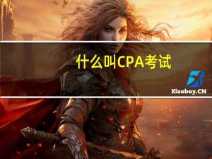 什么叫CPA考试