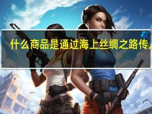 什么商品是通过海上丝绸之路传入的