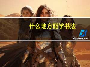 什么地方能学书法