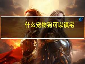 什么宠物狗可以镇宅