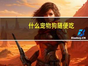 什么宠物狗随便吃