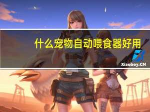 什么宠物自动喂食器好用