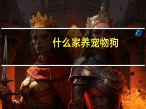 什么家养宠物狗