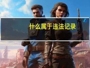 什么属于违法记录