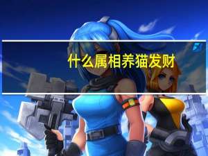 什么属相养猫发财