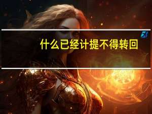 什么已经计提不得转回