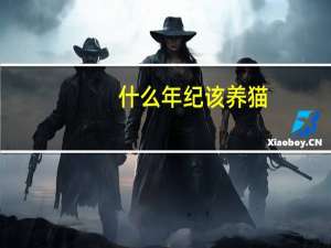 什么年纪该养猫