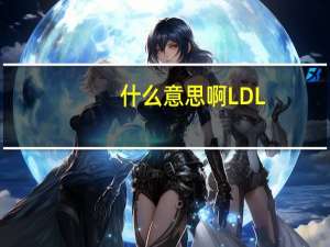 什么意思啊LDL