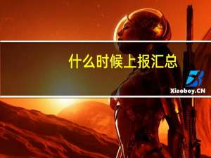 什么时候上报汇总