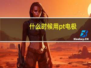 什么时候用pt电极