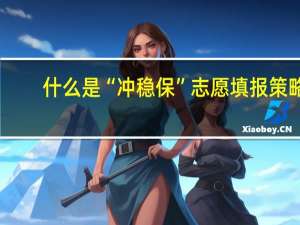 什么是“冲稳保”志愿填报策略