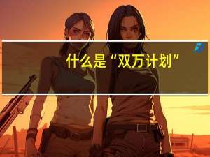 什么是“双万计划”