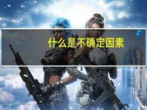 什么是不确定因素