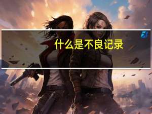 什么是不良记录