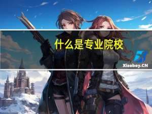 什么是专业院校