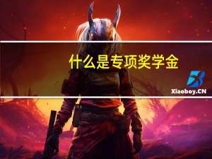 什么是专项奖学金