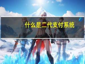 什么是二代支付系统