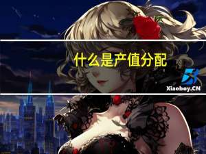 什么是产值分配
