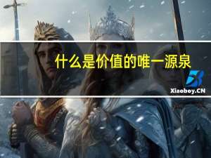 什么是价值的唯一源泉