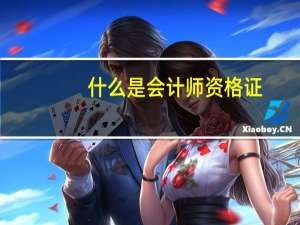 什么是会计师资格证