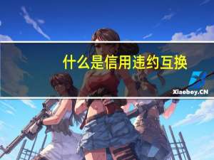什么是信用违约互换