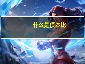 什么是债本比