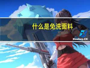 什么是免洗面料