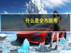 什么是全市统考