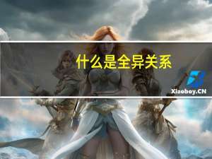 什么是全异关系