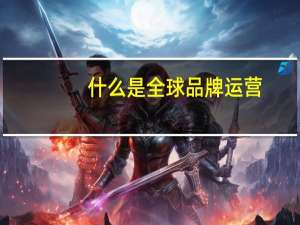 什么是全球品牌运营