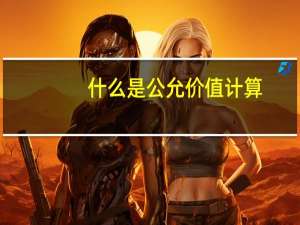 什么是公允价值计算
