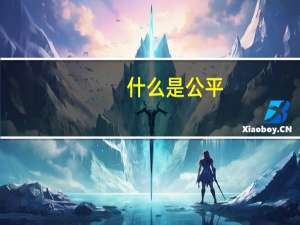 什么是公平