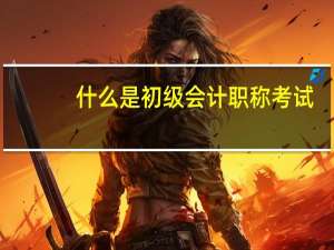 什么是初级会计职称考试