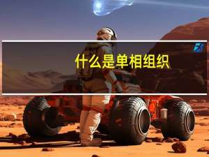 什么是单相组织