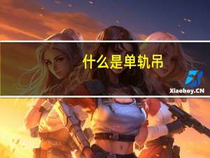 什么是单轨吊