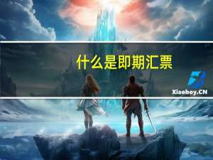 什么是即期汇票