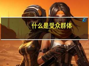 什么是受众群体