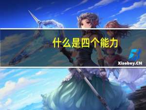 什么是四个能力