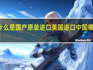 什么是国产原装进口 美国进口中国哪些产品