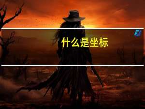 什么是坐标