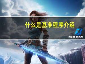 什么是基准程序介绍