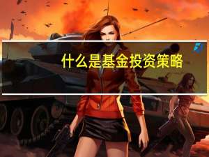 什么是基金投资策略
