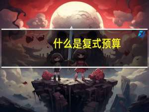 什么是复式预算