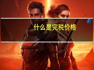 什么是完税价格