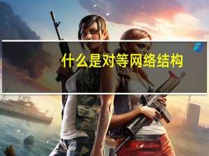 什么是对等网络结构（什么是对等网）