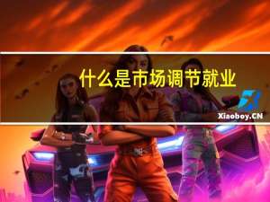 什么是市场调节就业