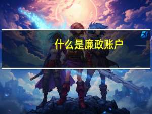 什么是廉政账户